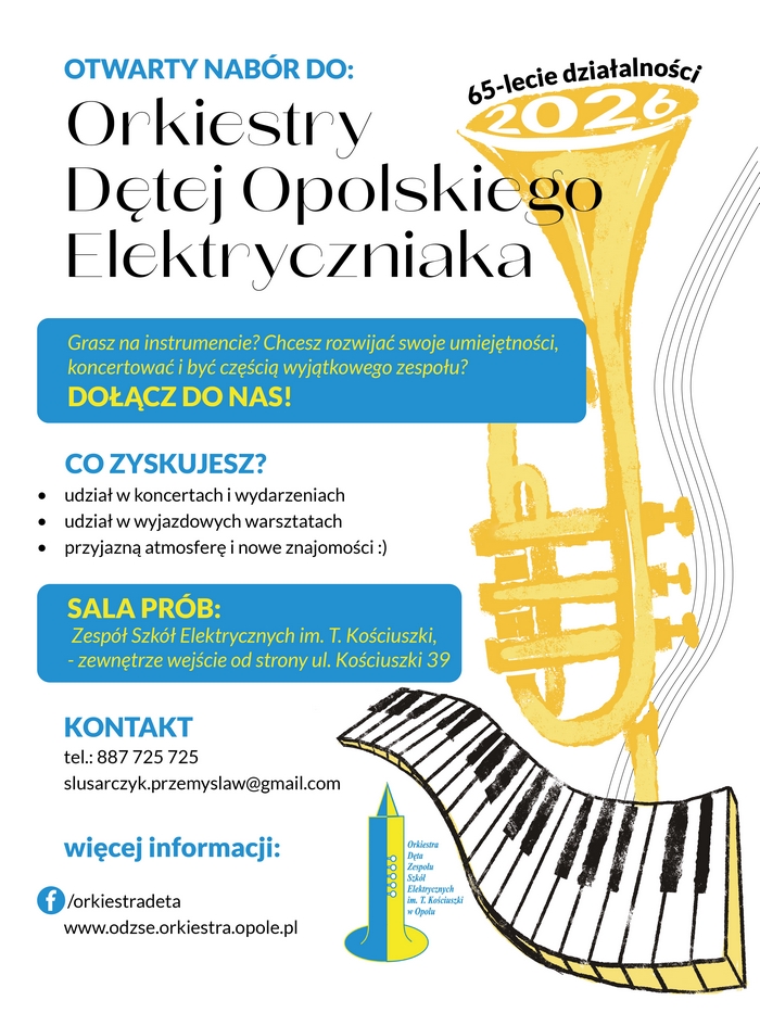 Nabór do Orkiestry Dętej ZSE w Opolu